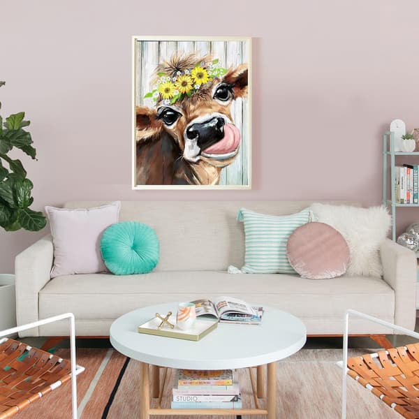 ##/5D Diamantmålning-DIY-30x40cm-Charmig Ko##/
