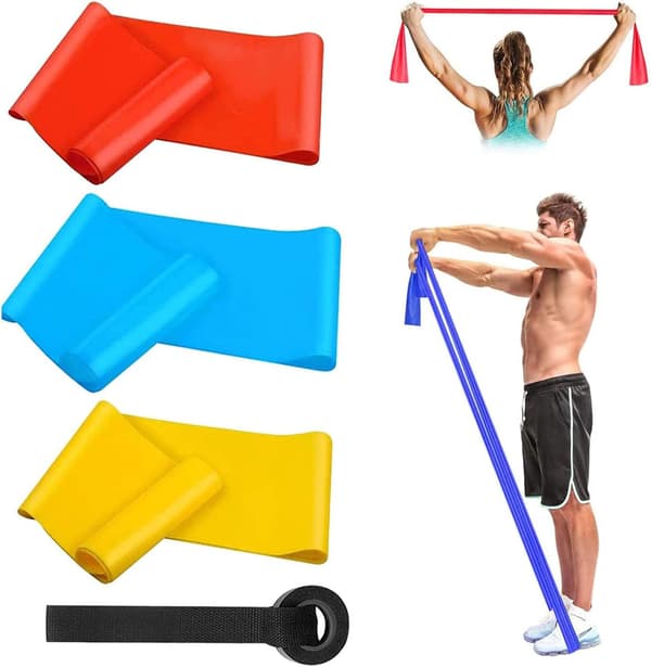 Treningsstrikk, 3 styrkenivåer Elastisk motstandsstrikk