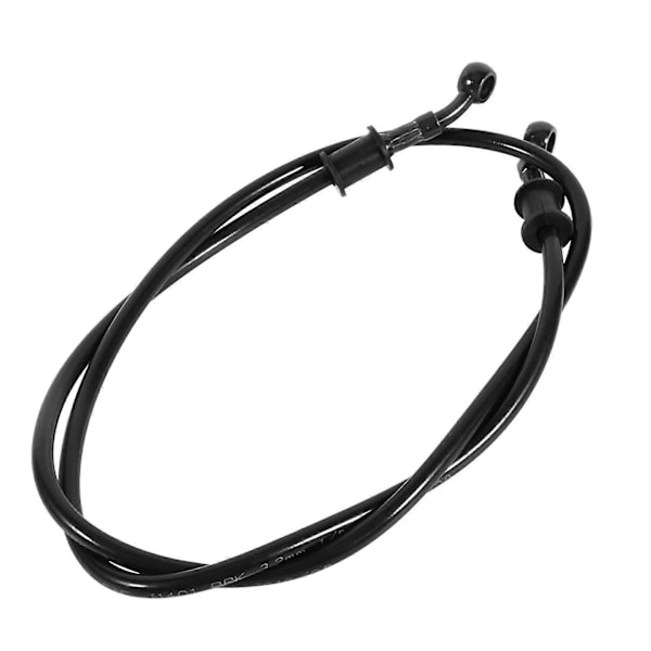 1x 60cm Motorcykel Flätad Stål Broms Koppling Oljeslang Ledning Rör Svart
