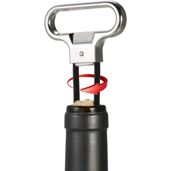 Wine Corkscrew Remover Tvåstifts vinflasköppnare Korkdragare