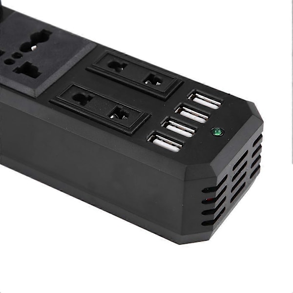 200W DC 12V til AC 220V Bil Strømomformer Konverter Cigarettænder USB Oplader Universal