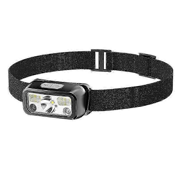LED pandelampe med gestuskontrol, USB-genopladelig til natløb/fiskeri