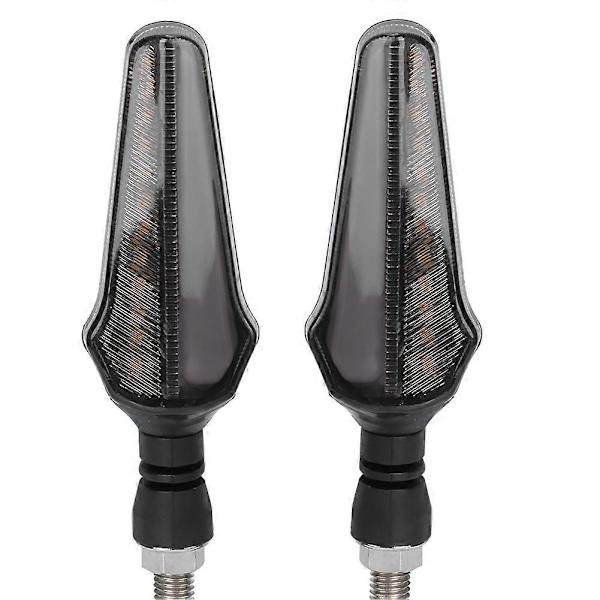 Par med 24LED Universal Motorcykel Blinkers Indikator Modifiering Tillbehör