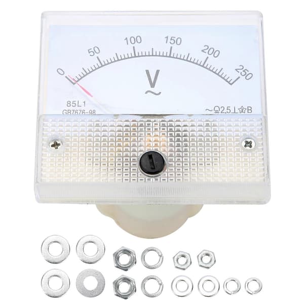 85L1 AC 0250V Høy Nøyaktighet Pointer Voltmeter Spenningsmåler Montert Spenningsmålingsinstrument