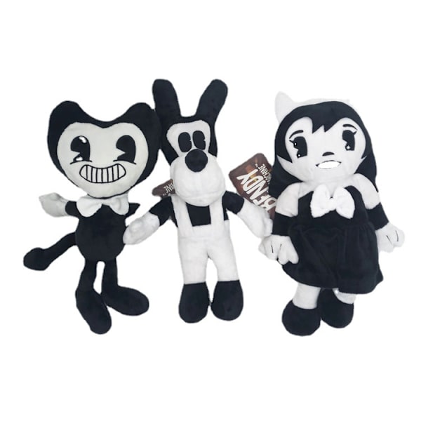 Bendy ja mustepehmolelu Kone Lapset Täytetyt Nuket Joulu