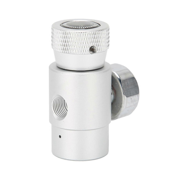 CO2 Påfyllningsadapter Anslutning Gasregulator Silver Soda ASA med 3000psi Tryckmätare