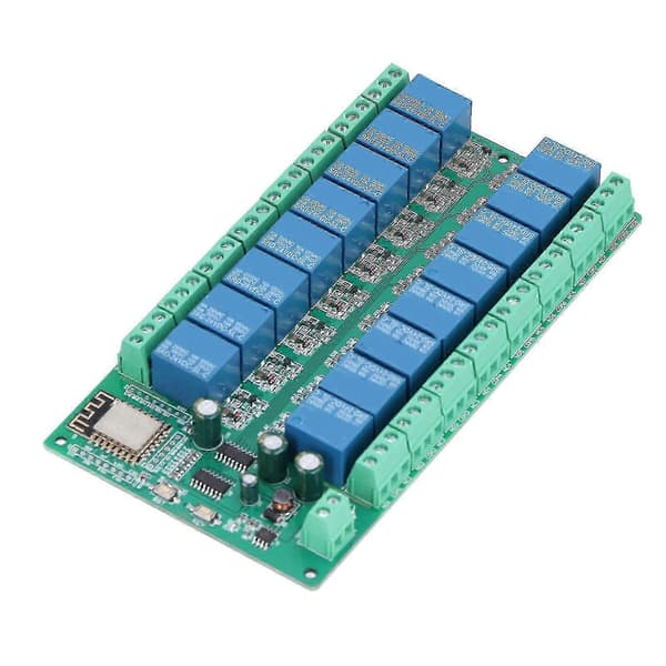 Trådløst kontrollrelébord Relémodul 16-kanals relébord Relébrytermodul