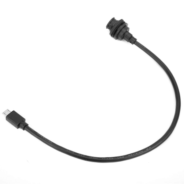 Vandtæt USB-stik IP68 MICRO USB Hun Han med Kabel Socket E10MCBFF/MCAM (0,3 meter)