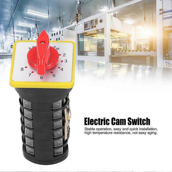 10 Position Universal Omskifter Elektrisk Cam Switch Transfer Switch LW5D16/TM706/6 110380V 16A 4KV