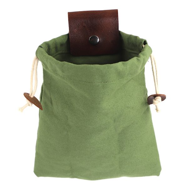 Foraging Bag, Sammenleggbar Bushcraft Bag, Voksduk Foraging P