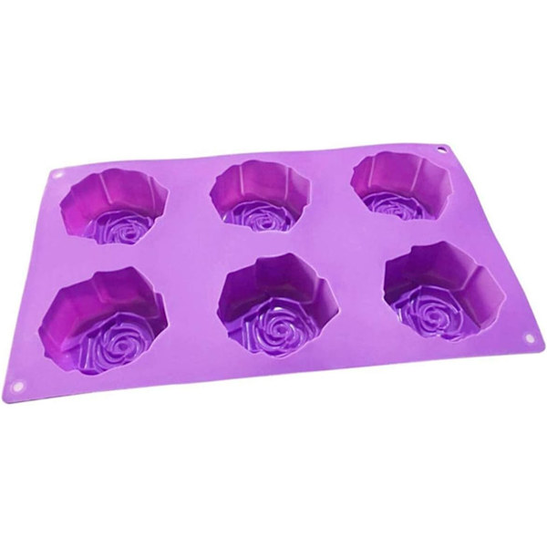 Roseformet Non-Stick Form - Silikonform Multi-Huleform til
