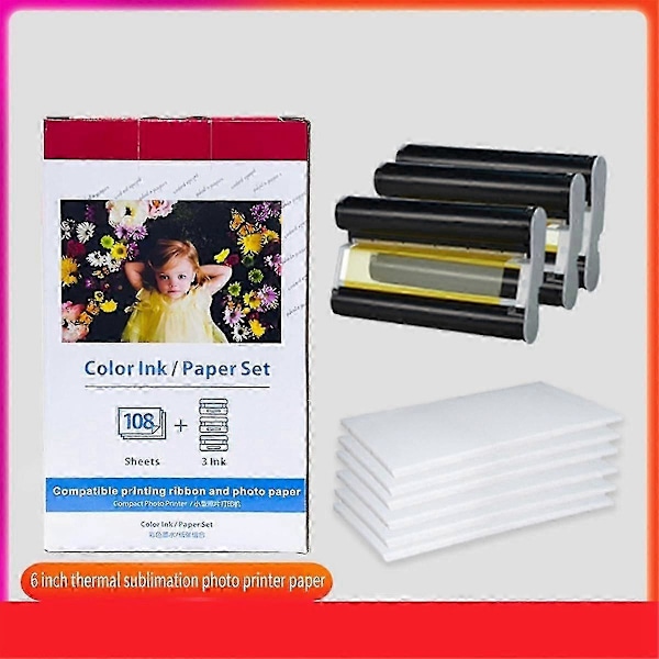 Yhteensopiva Selphy CP1300 muste- ja paperisarjan kanssa