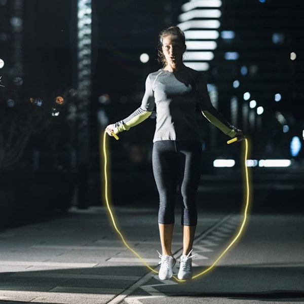 Hopprep 1 LED-ljusavgivande hopprep, portabelt hopprep för barn