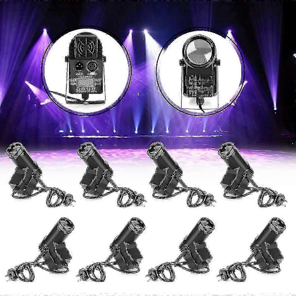 30W LED Scenelys Dmx512 Pinspot Beam Spotlight 6ch Ac110-240v
