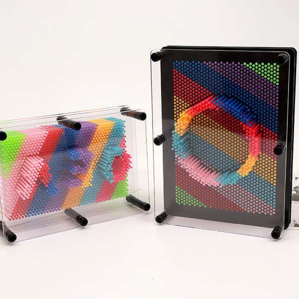 3D Pin Art Spikerspill Retro Spikerbrett for Barn 12,5 x 17,5 cm 3D-printing Dekorativ Flerfarget Tilfeldig Farge