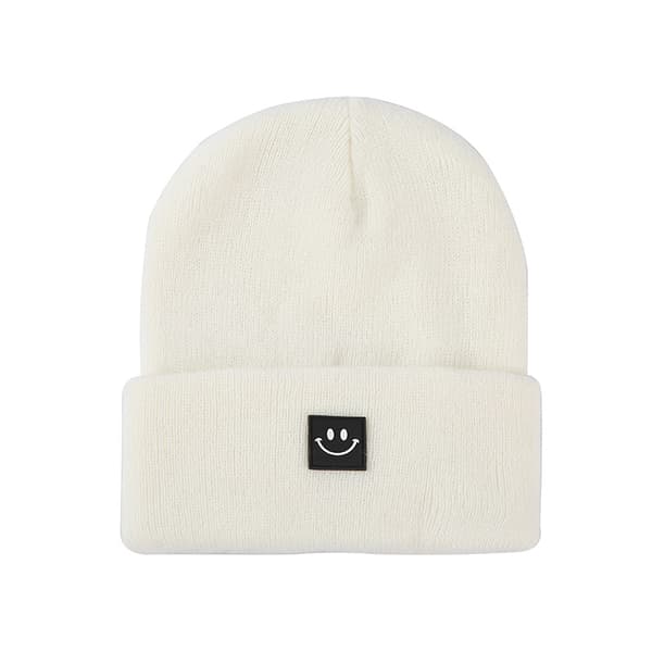 Strik Beanie Hat til Mænd/Kvinder 2-pak sort/hvid