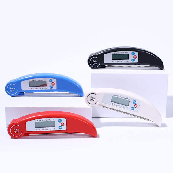1 Blå Kjøkken Termometer, 3s Instant Read Mattermometer,