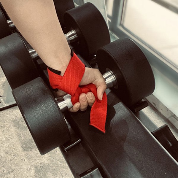 ##/Vægtløftningsstropper Sorte 1 Par Håndledsstøtte Stropper Vægtløftningsstropper Træning Bodybuilding Vægtløftning Elastisk Gel Greb Gymnastik##/