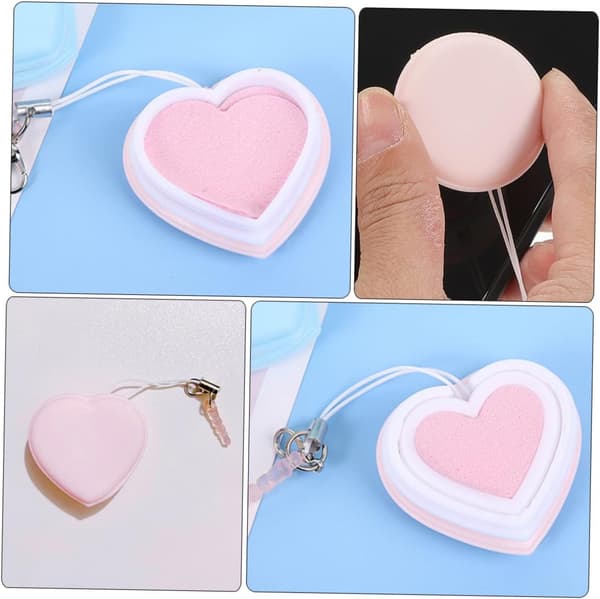 ##/Love Screen, Glasduk - Rosa, Datorskärmsrengöringsduk,##/