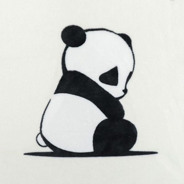 ##/Tegneserieteppe, dobbeltsidig flanellteppe, panda, 130*150cm##/