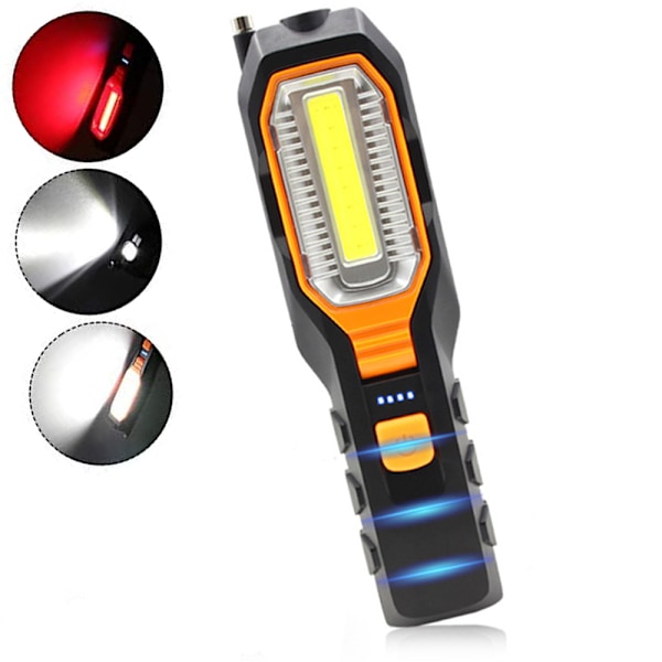 ##/Super kirkas COB LED-työvalo USB-ladattava kannettava magneetti##/
