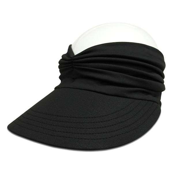 /#/Visor Cap Dame Solhat - Bred Skygge - UV Beskyttelse UPF 50+ Sammenfoldelig Strandhat - Hurtigtørrende - Solbeskyttelse - Strand Sports Cap/#/
