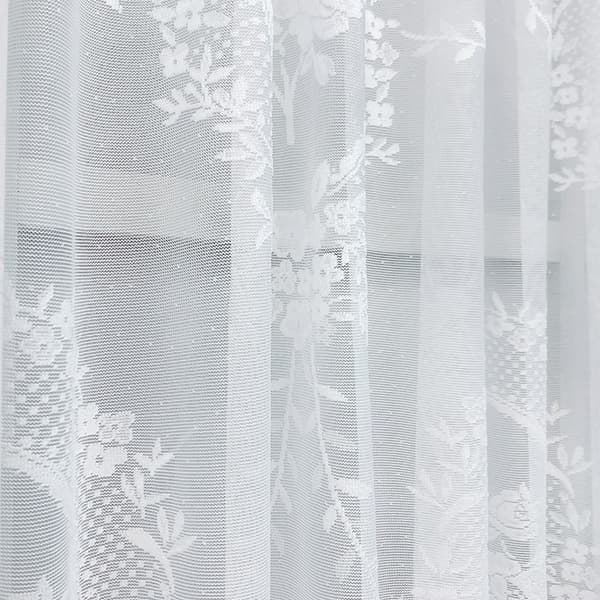 ##/100*180 cm panelgardin vit kort gardin##/