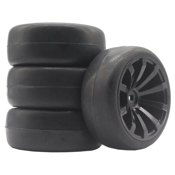 4 st Off-Road Hjul Universal RC Bil Crawler Hjul 1/10 65mm M4 RC Fjärrkontroll Däck