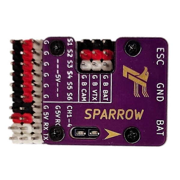 Lefei Sparrow 2-OSD Flight Controller Gyro Stabilisering Return Home Støtte SBUS PPM PWM IBUS CRSF