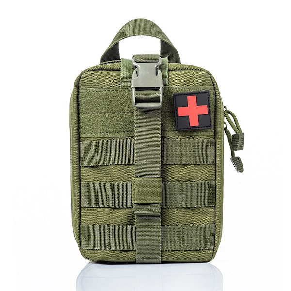 ##/Resekit för första hjälpen (arméggrön), multifunktionell EDC-väska##/