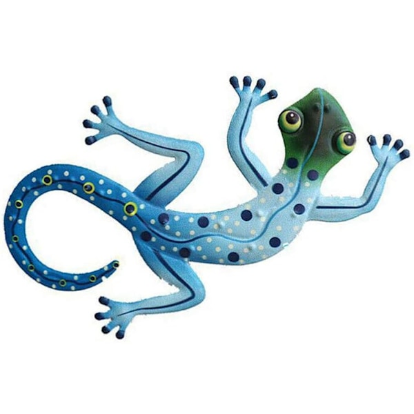 Utendørs Øgle Hagekunst, Metall Gecko Veggdekor, Øgledekor