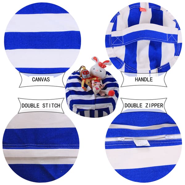 Ekstra Stor Utstoppede Dyr Lekeoppbevaring Bean Bag Barn Bean Cover S