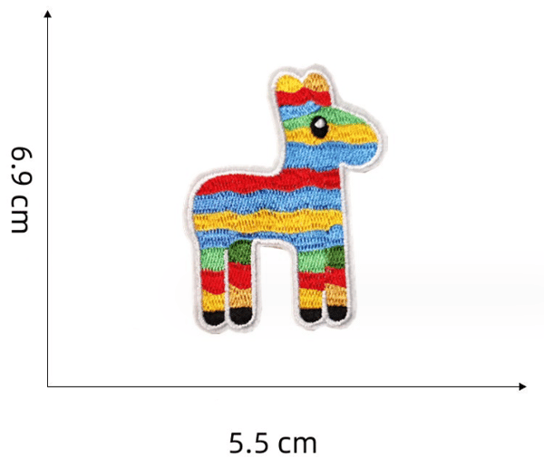 8 Stykker Mexico Broderi Stryge-på-lapp, Broderi Sticker Jern