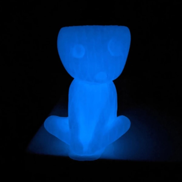 Blomkruka Kreativ Form Vattentät Harts Fluorescerande Blomkruka Porträtt Skulptur Dekoration Heminredning C