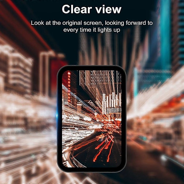 2 stk. Beskyttelsesfilm for klokke til Galaxy FIT 3 Klar Full Dekning Skjermbeskytter Anti-ripe TPU Myk Beskyttelse Eksplosjonssikker 3D Buet Sensitiv Berøring A