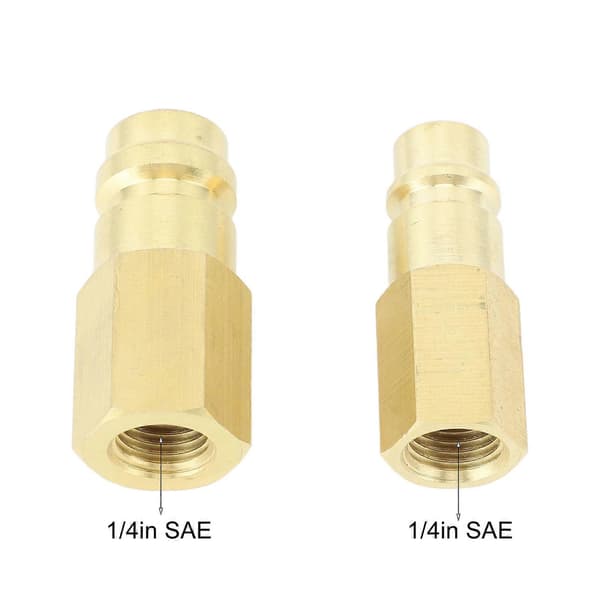 R134A Luftkonditioneringsanslutning 1/4 tum SAE Adapter R134A Luftkonditioneringsanslutning för Kylsystem