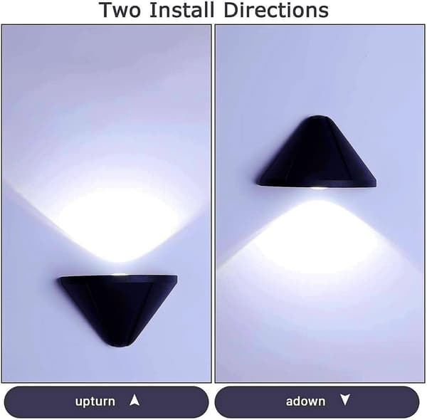 5W Utomhusvägglampa LED Vattentät IP66 Modern Metall Utomhus