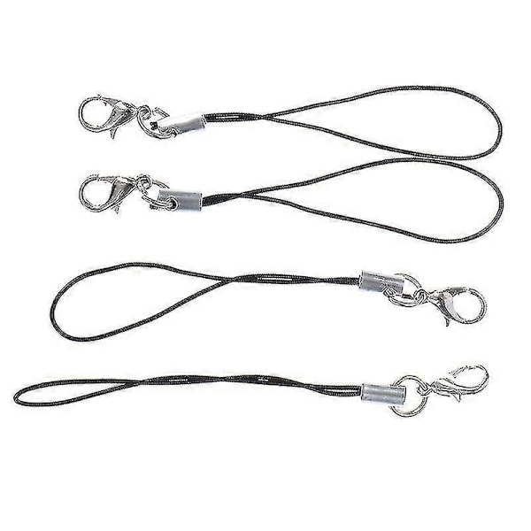 10 st Nyckelband Nyckelring För USB-minne Rem Svart Hfmqv