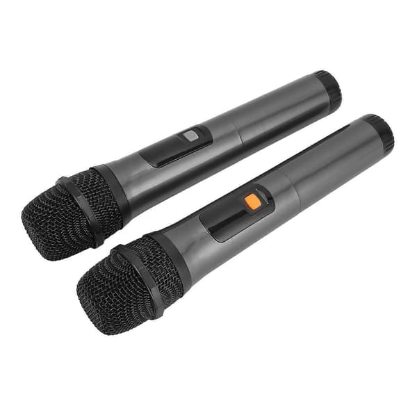 Trådløs håndholdt mikrofon, professionel kvalitet, kardioid form, UHF trådløs mikrofon til hjemmekaraoke, møde, fest, 20 m