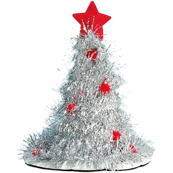 ##/(Sølv uden lys) Juletræshue, børnejulehue##/