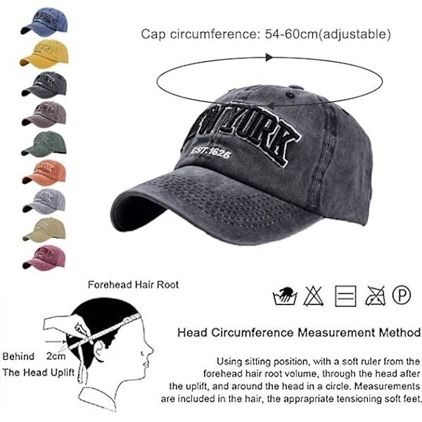 Unisex Justerbar Baseballkasket Visorkasket Anti-UV Solbeskyttelse
