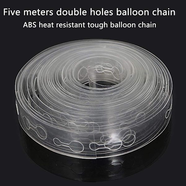Ballonggirland, bågeanslutningsremsa, plastbands hållare, ballong A