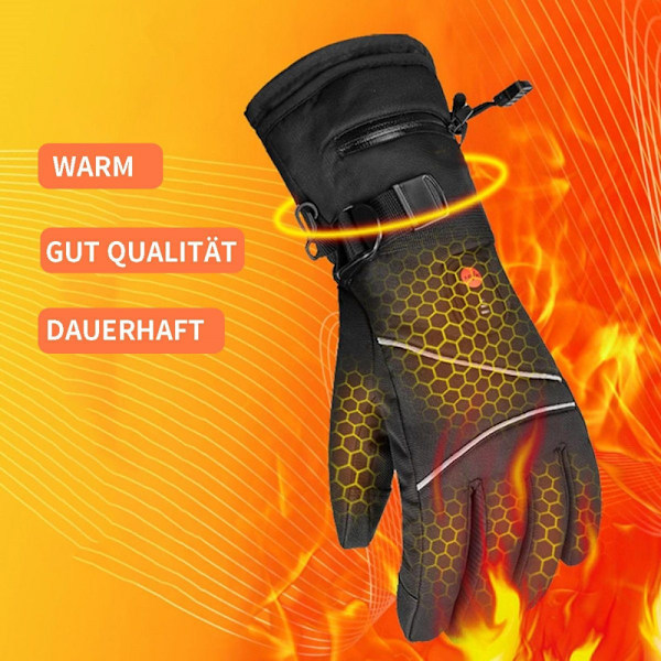Genopladelige Opvarmede Handsker Vinter Varme Cykelhandsker