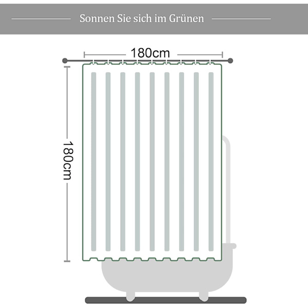 ##/Bruseforhæng 180x180 grønne blade planter##/