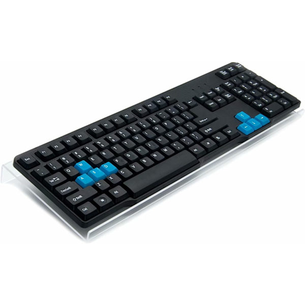 Kombination af Transparent Akryl Tastatur Stativ og Klar Cove