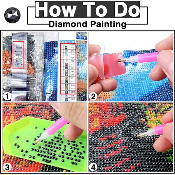 ##/Jul 5D diamantmålning kit, 12x16 tum, julklapp##/