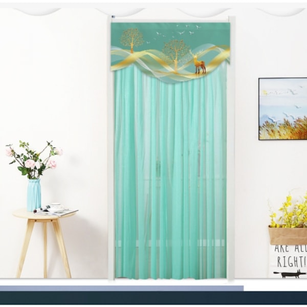 ##/Insektsskydd för dörr 85x190cm med gratis kardborreband##/