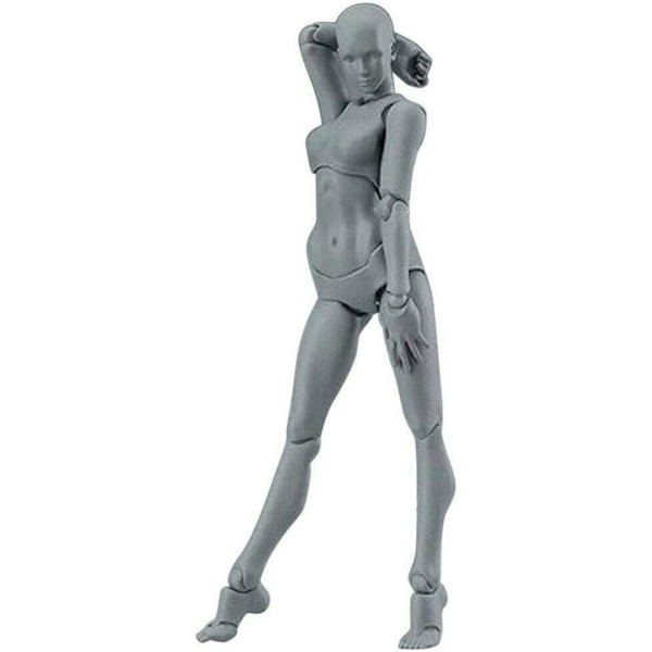 Tegnefigurer for kunstnere Menneskelig Mannequin Modellsett Mann/Kvinne