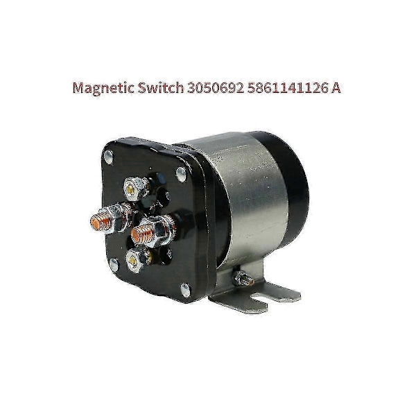 12v 200 Amp 4 Terminal Flad Base Solenoid Relæ Kontakt 3050692 5861141126a