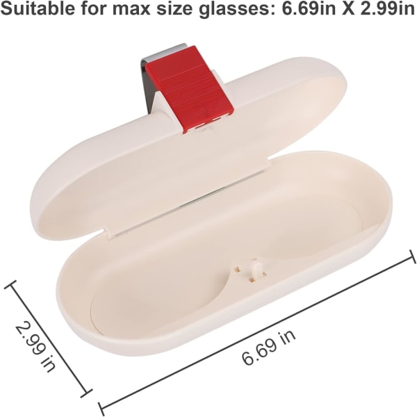 Case, utdragbar solglasögonhållare, Multi-F